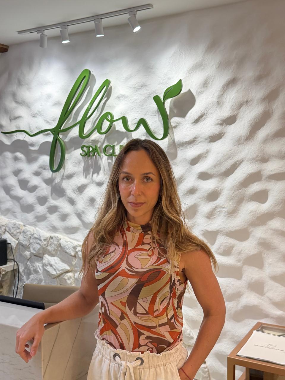 Priscila Soares, fisioterapeuta, no espaço do Flow